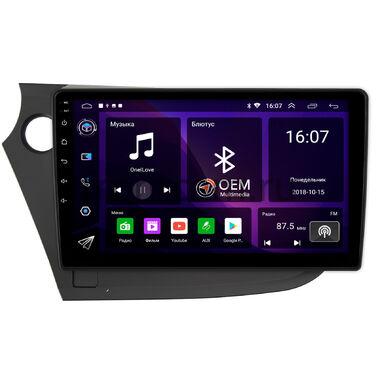 Honda Insight 2 (2009-2014) (левый руль) OEM RK9-303 на Android 10