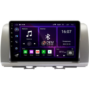 Toyota bB 2 (2005-2016) (серебристая) OEM RK9-396 на Android 10