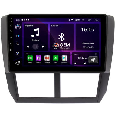 Subaru Forester 3, Impreza 3 2007-2013 OEM RK9-9080 на Android 10 (CarPlay, AHD, 1/32)