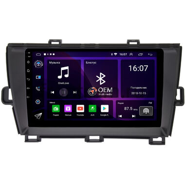 Toyota Prius 3 (XW30) 2009-2015 (левый руль) OEM RK9-9210 на Android 10 (CarPlay, AHD, 1/32)