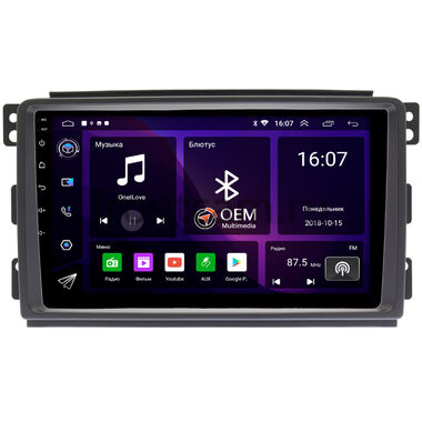 Smart Forfour (2004-2006), Fortwo 2 (2007-2011) (9 дюймов) OEM RK9-9289 Android 10
