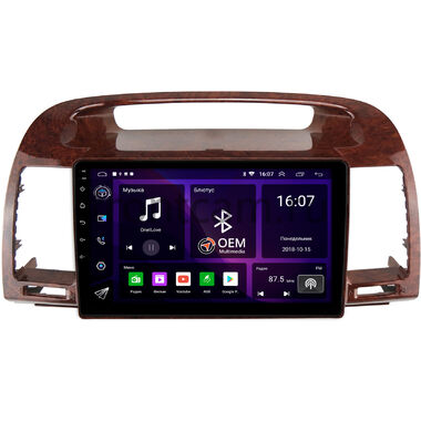 Toyota Camry XV30 2001-2006 (под дерево) OEM RK9-961 на Android 10 (CarPlay, AHD, 1/32)