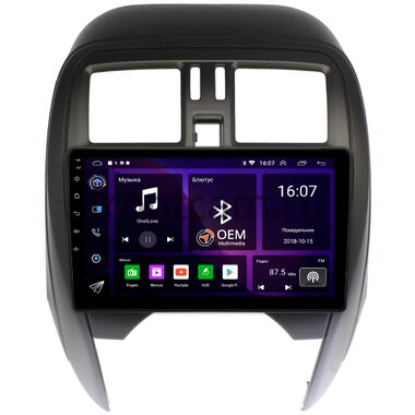 Nissan March (K13) 2013-2024 OEM RK9-NI097N на Android 10 (CarPlay, AHD, 1/32)