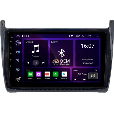 Volkswagen Polo 5 (2009-2020) (глянцевая) OEM RS9-0490 на Android 10