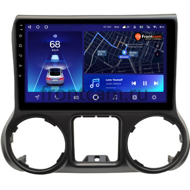 Jeep Wrangler 3 (JK) (2014-2018) Teyes CC2 PLUS 4/32 10 дюймов RM-10-0010 на Android 10 (4G-SIM, DSP, QLed)