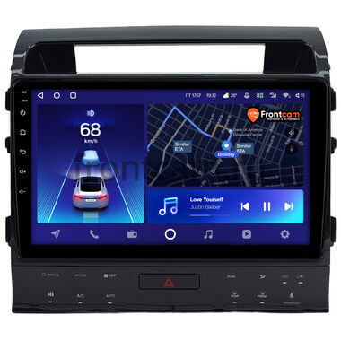 Toyota Land Cruiser 200 2007-2015 для авто с Navi (Тип ABC) Teyes CC2 PLUS 4/32 10 дюймов RM-10-1745 на Android 10 (4G-SIM, DSP, QLed)