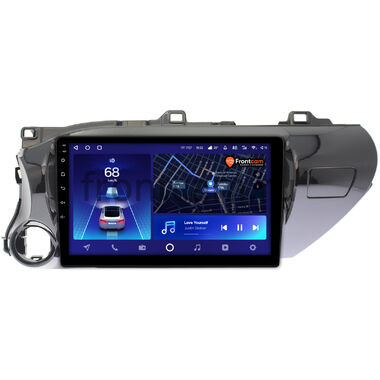 Toyota Hilux 8 (2015-2024) (руль слева) Teyes CC2 PLUS 4/32 10 дюймов RM-1056 на Android 10 (4G-SIM, DSP, QLed) (для любой комплектации)