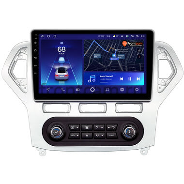 Ford Mondeo 4 2006-2010 (серебро, Тип 1) Teyes CC2 PLUS 4/64 10 дюймов RM-1016 встроенный климат на Android 10 (4G-SIM, DSP, QLed)