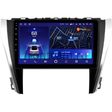 Toyota Camry XV55 (2014-2018) (для авто с камерой, JBL) Teyes CC2 PLUS 6/128 10 дюймов RM-1027 на Android 10 (4G-SIM, DSP, QLed)