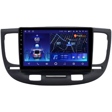 Kia Rio 2 2005-2011 (черная) Teyes CC2 PLUS 4/32 9 дюймов RM-9-0188 на Android 10 (4G-SIM, DSP, QLed)