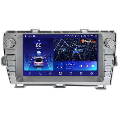 Toyota Prius 3 (XW30) 2009-2015 (левый руль) Teyes CC2 PLUS 4/32 9 дюймов RM-9-1326 на Android 10 (4G-SIM, DSP, QLed)