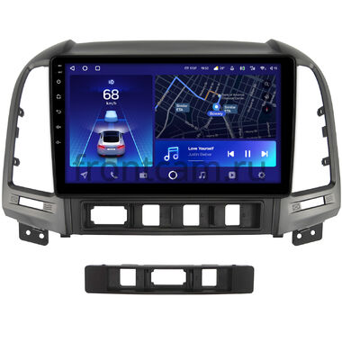 Hyundai Santa Fe II 2005-2012 Teyes CC2 PLUS 3/32 9 дюймов RM-9052 на Android 10 (4G-SIM, DSP, QLed)