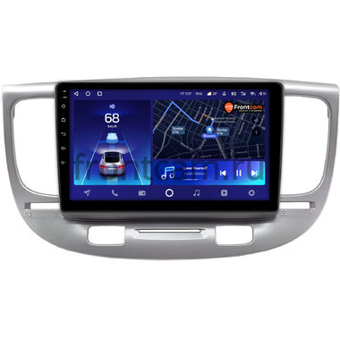 Kia Rio 2 2005-2011 (серебренная) Teyes CC2 PLUS 4/32 9 дюймов RM-9-0706 на Android 10 (4G-SIM, DSP, QLed)