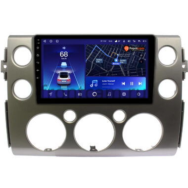 Toyota FJ Cruiser (2006-2022) (серебро) Teyes CC2 PLUS 4/32 9 дюймов RM-9-189 на Android 10 (4G-SIM, DSP, QLed)