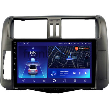 Toyota Land Cruiser Prado 150 2009-2013 (для авто без усилителя) Teyes CC2 PLUS 4/32 9 дюймов RM-9006 на Android 10 (4G-SIM, DSP, QLed)
