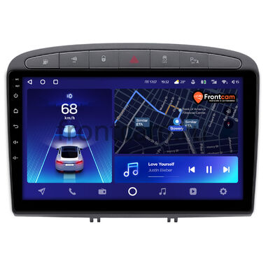 Peugeot 308, 408, RCZ (2007-2022) Teyes CC2 PLUS 4/64 9 дюймов RM-9-0408 на Android 10 (4G-SIM, DSP, QLed) (серая) (Тип 2)