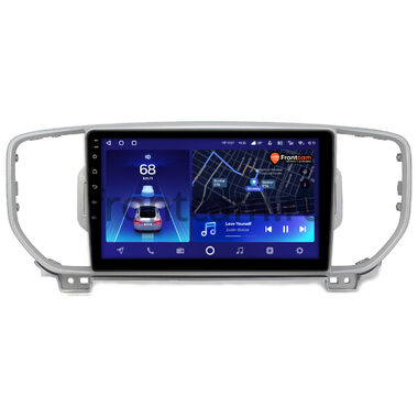 Kia Sportage 4 2015-2018 (серебряная, для авто без камеры) Teyes CC2 PLUS 4/64 9 дюймов RM-9044 на Android 10 (4G-SIM, DSP, QLed)