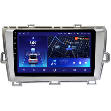 Toyota Prius 3 (XW30) 2009-2015 (правый руль) серебро Teyes CC2 PLUS 4/64 9 дюймов RM-9092 на Android 10 (4G-SIM, DSP, QLed)