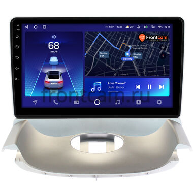 Peugeot 206 1998-2012 (серебряная) Teyes CC2 PLUS 4/64 9 дюймов RM-9196 на Android 10 (4G-SIM, DSP, QLed)