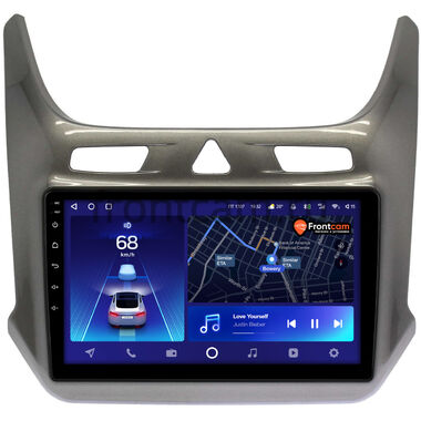 Chevrolet Cobalt 2 2011-2024 (серый глянец) Teyes CC2 PLUS 4/64 9 дюймов RM-9446 на Android 10 (4G-SIM, DSP, QLed)