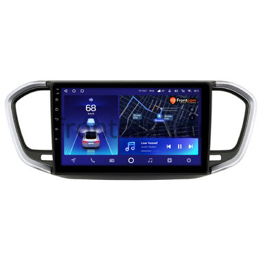 Lada Vesta (NG), Aura 2024-2025 (вставка серебро) Teyes CC2 PLUS 6/128 9 дюймов RM-9-1290 на Android 10 (4G-SIM, DSP, QLed)