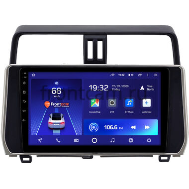 Toyota Land Cruiser Prado 150 2017-2024 (серебряная) Teyes CC2L PLUS 1/16 10 дюймов RM-1038 на Android 8.1 (DSP, IPS, AHD) (для авто без 4 камер)