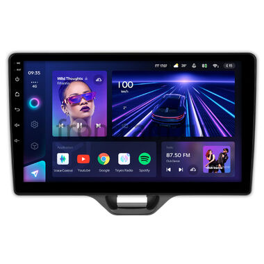 Toyota Yaris 4, Yaris Cross (2020-2024) (левый руль) Teyes CC3 4/32 10 дюймов RM-10-552 на Android 10 (4G-SIM, DSP, QLed)