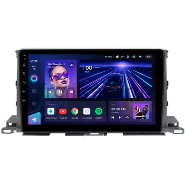 Toyota Highlander (U50) (2013-2019) Teyes CC3 3/32 10 дюймов RM-1035 на Android 10 (4G-SIM, DSP, QLed)