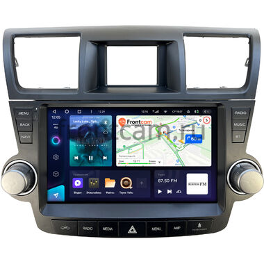 Toyota Highlander (U40) 2007-2013 для авто без усилителя (Тип3) Teyes CC3 4/32 10 дюймов RM-10-1180 на Android 10 (4G-SIM, DSP, QLed)