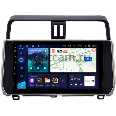 Toyota Land Cruiser Prado 150 2017-2024 (серебряная) Teyes CC3 4/64 10 дюймов RM-1038 на Android 10 (4G-SIM, DSP, QLed) (для авто без 4 камер)