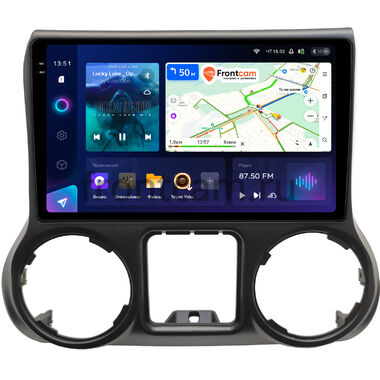 Jeep Wrangler 3 (JK) (2014-2018) Teyes CC3 2K 4/32 10.36 дюймов RM-10-0010 на Android 10 (4G-SIM, DSP, QLed)