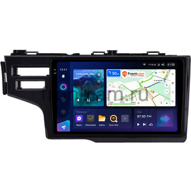 Honda Jazz 3 2014-2020 (глянцевая) Teyes CC3 2K 360 6/128 9.5 дюймов RM-9-0651 на Android 10 (4G-SIM, DSP, QLed)