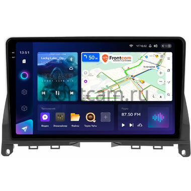 Mercedes-Benz C-klasse (w204) 2006-2011 (черная) Teyes CC3 2K 360 6/128 9.5 дюймов RM-9-702 на Android 10 (4G-SIM, DSP, QLed)