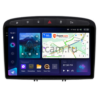 Peugeot 308, 408, RCZ 2007-2022 Teyes CC3 2K 360 6/128 9.5 дюймов RM-9120 на Android 10 (4G-SIM, DSP, QLed) (черный глянец, Тип 1)