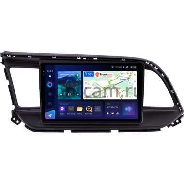 Hyundai Elantra 6 (AD) (2018-2020) (черная) Teyes CC3 2K 360 6/128 9.5 дюймов RM-9207 на Android 10 (4G-SIM, DSP, QLed)