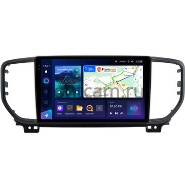 Kia Sportage 4 2018-2022 Teyes CC3 2K 4/32 9.5 дюймов RM-9-0638 на Android 10 (4G-SIM, DSP, QLed) (для авто с камерой, черная)
