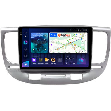 Kia Rio 2 2005-2011 (серебряная) Teyes CC3 2K 4/32 9.5 дюймов RM-9-0706 на Android 10 (4G-SIM, DSP, QLed)
