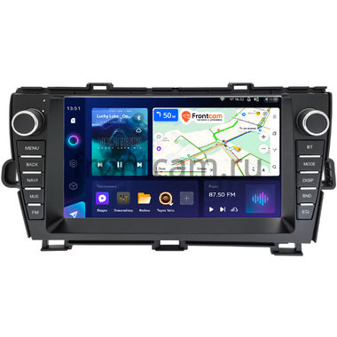 Toyota Prius 3 (XW30) 2009-2015 (левый руль) Teyes CC3 2K 4/32 9.5 дюймов RM-9-1325 на Android 10 (4G-SIM, DSP, QLed)