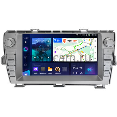 Toyota Prius 3 (XW30) 2009-2015 (левый руль) Teyes CC3 2K 4/32 9.5 дюймов RM-9-1326 на Android 10 (4G-SIM, DSP, QLed)