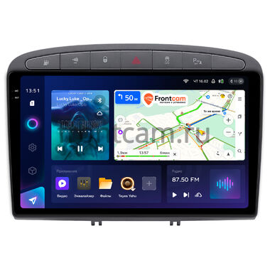 Peugeot 308, 408, RCZ (2007-2022) Teyes CC3 2K 4/64 9.5 дюймов RM-9-0408 на Android 10 (4G-SIM, DSP, QLed) (серая) (Тип 2)