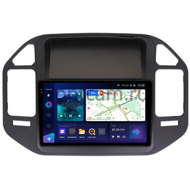 Mitsubishi Pajero 3, Montero 3 (1999-2006) (черная) Teyes CC3 2K 4/64 9.5 дюймов RM-9-266 на Android 10 (4G-SIM, DSP, QLed)