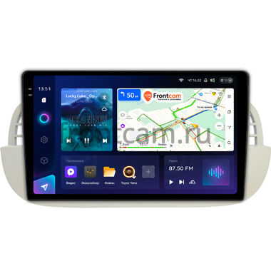 Fiat 500 2 (2007-2015) Teyes CC3 2K 4/64 9.5 дюймов RM-9-2805 на Android 10 (4G-SIM, DSP, QLed)