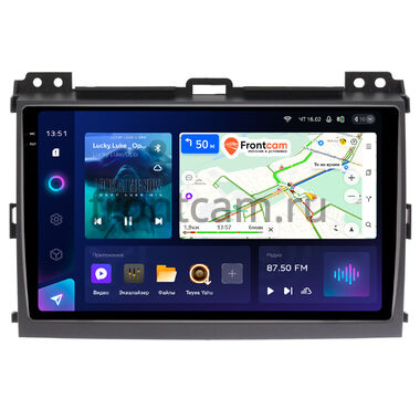 Toyota Land Cruiser Prado 120 2002-2009 с усилителем Teyes CC3 2K 4/64 9.5 дюймов RM-9064 на Android 10 (4G-SIM, DSP, QLed)