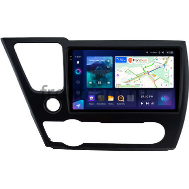 Honda Civic 9 4D 2013-2017 (матовая, левый руль, седан) Teyes CC3 2K 6/128 9.5 дюймов RM-9-0831 на Android 10 (4G-SIM, DSP, QLed)