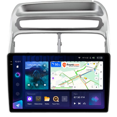 Fiat Linea 2006-2018 (серебряная) Teyes CC3 2K 6/128 9.5 дюймов RM-9-1461 на Android 10 (4G-SIM, DSP, QLed)