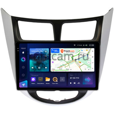 Hyundai Solaris, Accent 4 2010-2019 Teyes CC3 2K 6/128 9.5 дюймов RM-9027 на Android 10 (4G-SIM, DSP, QLed)