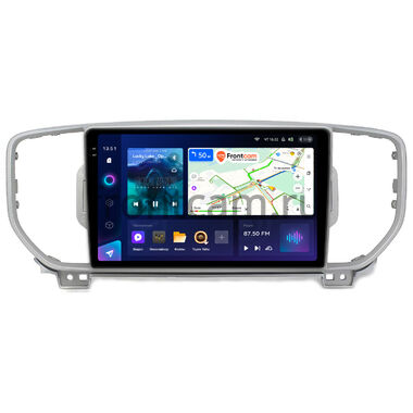 Kia Sportage 4 2015-2018 (серебряная, для авто с камерой) Teyes CC3 2K 6/128 9.5 дюймов RM-9043 на Android 10 (4G-SIM, DSP, QLed)
