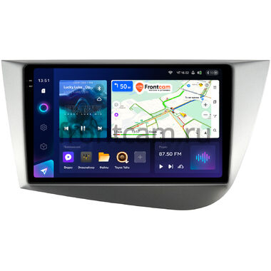 Seat Leon 2 (2005-2012) Teyes CC3 2K 360 6/128 9.5 дюймов RM-9248 на Android 10 (4G-SIM, DSP, QLed)