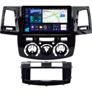 Toyota Fortuner, Hilux 7 2004-2015 (черная, глянцевая) Teyes CC3 360 6/128 9 дюймов RM-9-2212 на Android 10 (4G-SIM, DSP, QLed)