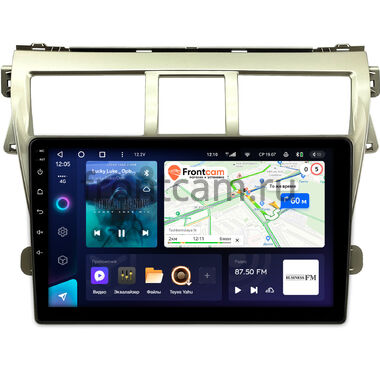 Toyota Belta, Vios, Yaris sedan 2005-2012 (золотая) Teyes CC3 360 6/128 9 дюймов RM-9068 на Android 10 (4G-SIM, DSP, QLed)